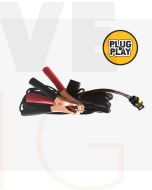 Lightforce ALILEADAMP Alligator Clip Lead with Inline Fuse and AMP plug