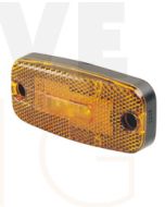 Hella LED Side Marker - Amber, 12V DC (2047)