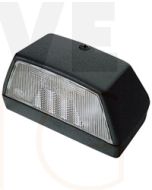 Hella Licence Plate Lamp - Black, 12V (2553) 