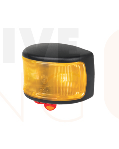 Hella LED Supplementary Side Marker Lamp Amber 12/4V CAB Marker Black